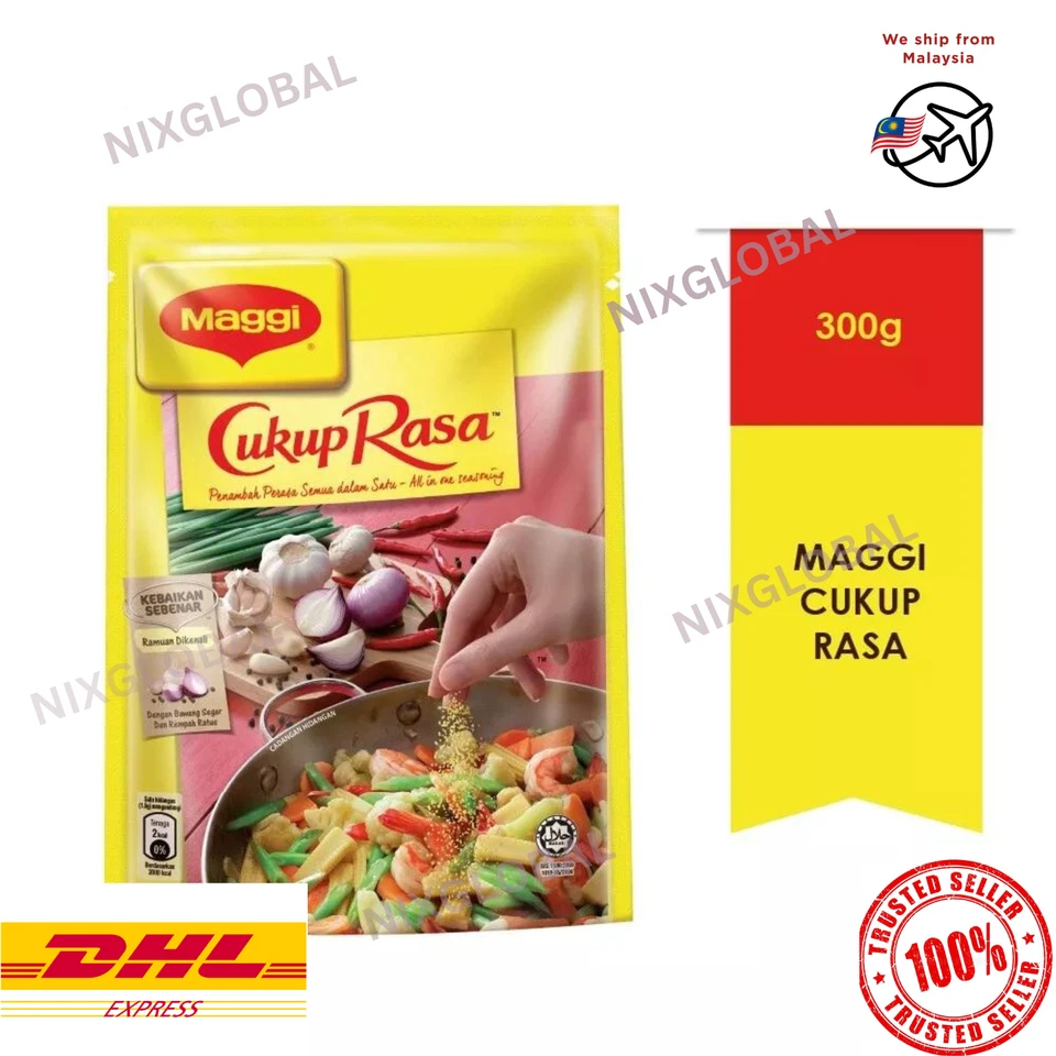 Condimento Original Todo en Uno MAGGI Cukup Rasa 3 X 300G Halal Envío Gratis Foto 1 de 4