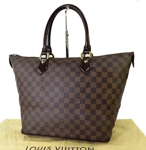 Authentic LOUIS VUITTON Saleya MM Damier Ebene Tote Hand Shoulder Bag #60736 - Picture 1 of 18