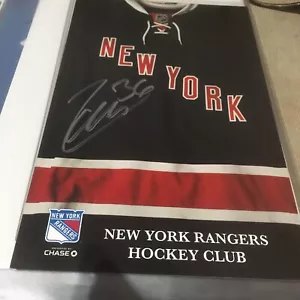 MATS ZUCCARELLO SIGNED NEW YORK RANGERS 8X10 PHOTO AUTOGRAPH - Picture 1 of 3