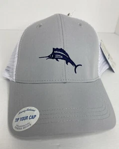Tommy Bahama Men's Baseball Cap Adjustable Snap Back One Size Mesh Back Gray - Picture 1 of 8
