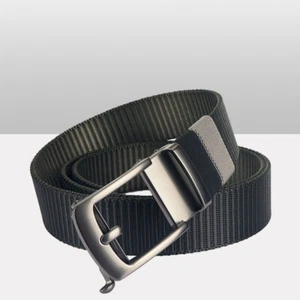 Mens Big and Tall Comfort Click Belt Stretch Webbing Belt Reverse Buckle 1.5" - Picture 1 of 17