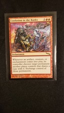 Confusion In The Ranks NM RARE Mirrodin Magic The Gathering MTG vintage 2003 NM