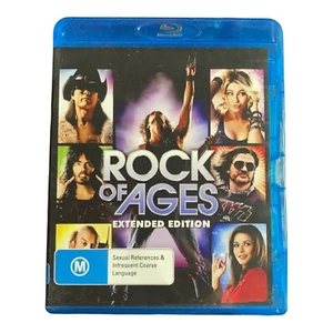 Rock Of Ages (Blu Ray, 2012) Tom Cruise Extended Edition Region B Ex Rental - Picture 1 of 2
