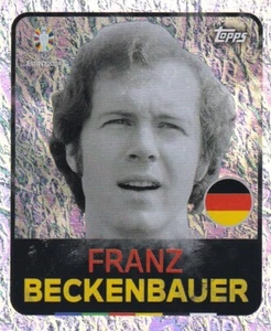 Pegatina Topps UEFA Euro 2024 LEG 9 Franz Beckenbauer Legend - Imagen 1 de 2