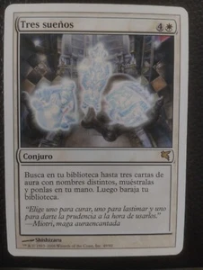 MTG Three Dreams (Tres sueños) Spanish MP VERY RARE Salvat-Hachatte 2006 WOTC - Picture 1 of 8