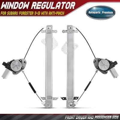2x Window Regulator with Motor for Subaru Forester 2011-2013 Front Left & Right - Image 1 of 4