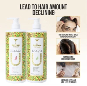 Yellow Fifteen Biotin Shampoo & Conditioner for Hair Growth Loss Thinning 500ml - Picture 1 of 3