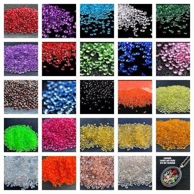 Dijes flotantes piedra de nacimiento gema cristales 12 piezas 4 - 4,5 mm para medallón de vidrio Foto 1 de 4