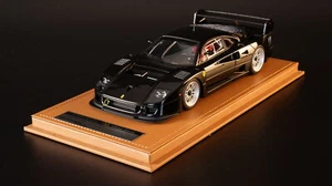 Tecnomodel - 1:18 Ferrari F40 LM Gloss Black Version with Enkei Silver Rims - Bild 1 von 11