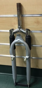 26" MBI Mountain bike 1" Threaded Suspension Fork With Rim/ v-type brake silver - Picture 1 of 1