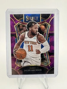 2023-24 Panini Select Mezzanine/99 Jalen Brunson #394 Pur Cracked Ice Prizm - Imagen 1 de 2