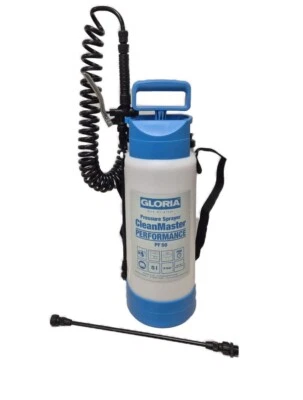 GLORIA Clean Master PF50 Drucksprühgerät - FKM für ÖL Säure - 4m Spiralschlauch