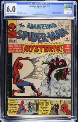 Amazing Spider-Man #13 (1964) Key 1st Mysterio CGC 6.0 HH966 - Image 1 of 2