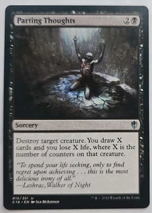MTG Magic The Gathering Card Parting Thoughts Sorcery Black C16 Commander 2016 - Picture 1 of 2