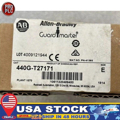 NEW 440G-T27171 ALLEN BRADLEY Guard Locking Switch,TLS-GD2: TLS-1 GD2 24V ac/dc - Image 1 of 4