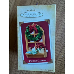 Hallmark Keepsake Christmas Ornament 2004 Winter Garden in box - Picture 1 of 2