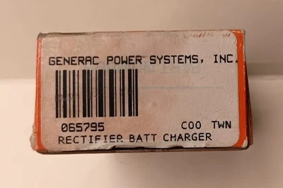 NOS - Rectificador de carga de batería Generac 065795 - ¡¡Envío gratuito!!! Foto 1 de 2