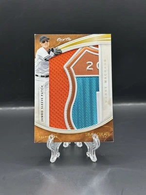 Manny Machado 2016 Immaculate Jumbo Sleeve Patch 1/1 Baltimore Orioles #IJ-MA SP - Image 1 of 4