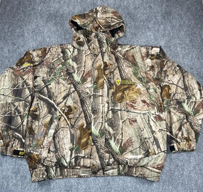 Chaqueta de equipo bloqueador de aroma bloqueador de lluvia roble musgo camuflaje forro polar chaleco 2XL Foto 1 de 4