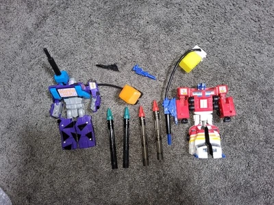 Transformers G2 Hero Optimus Prime y Megatron Lote De Colección Completo Foto 1 de 2