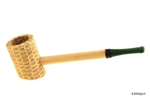 Missouri Meerschaum “Pirate Poker“ Pipa Corn Cob - Picture 1 of 2