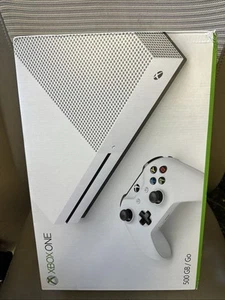 Microsoft Xbox One S 500GB Video Game Console - White (ZQ9-00001) SEALED! - Picture 1 of 3