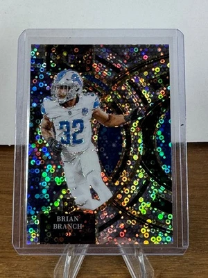 2023 Panini Select - Premier Level Brian Branch #135 Disco Prizm (RC) - Image 1 of 2