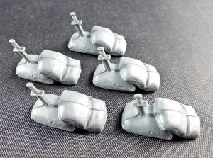 Cadian Heavy Weapons Team Sandbags (x5) Parts - 40K Imperial Guard OOP Models - Picture 1 of 3