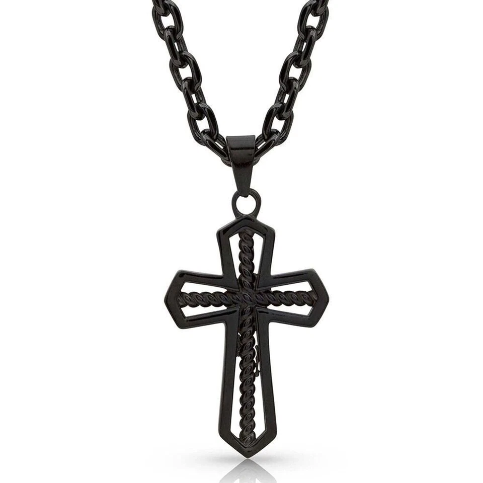 Montana Silversmiths Through the Darkest Night Cross Necklace Foto 1 de 1