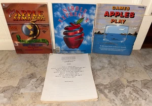 3 Vintage '80s Games Apples Play Capella Nibble Express X Almanac Goez Computer - Picture 1 of 8