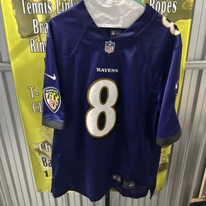 Camiseta Nike Lamar Jackson #8 Vapor FUSE Púrpura Elite Baltimore Ravens Talla L - Imagen 1 de 15