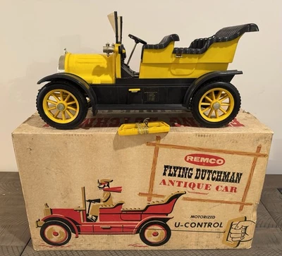 Remco Flying Dutchman Antique Car Motorized U-Control In Box Vintage - Image 1 of 4