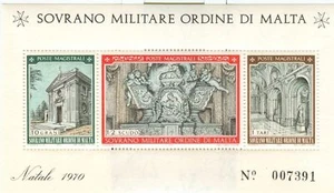NATALE - CHRISTMAS S.M.O.M. 1970 block - Picture 1 of 1