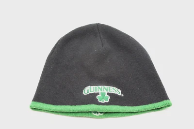Guinness Acrílico Negro Tejido Adulto Gorro Invierno Gorra Tocque Reversible  Foto 1 de 4