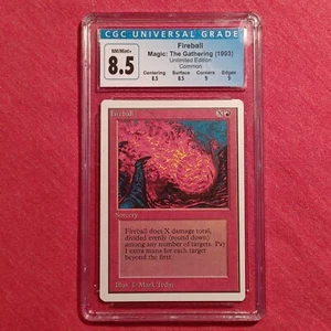 Magic The Gathering MTG Unlimited Edition: Fireball - CGC 8.5 PSA BGS - Picture 1 of 2