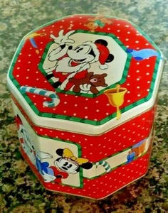 Walt Disney World Weihnachtsdose Mickey Mouse & Minnie Mouse - bezaubernd! - Bild 1 von 9
