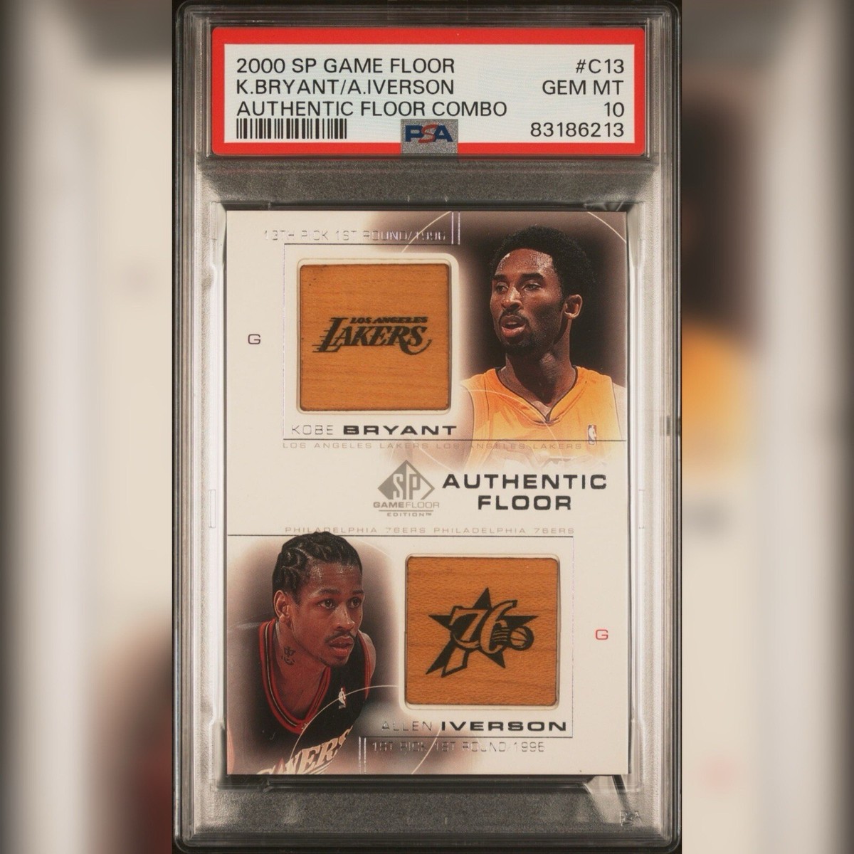 2000-01 SP Game Floor Edition - Kobe Bryant/Allen Iverson