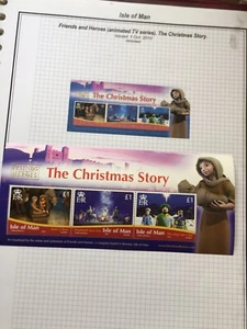 Isle of Man MINT Stamps 2010 Friends Heroes Christmas Story SG MS1624 Minisheet - Picture 1 of 4