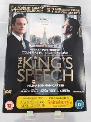 The King's Speech DVD + The Madness of King George. Colin Firth, Geoffrey Rush - Image 1 of 4