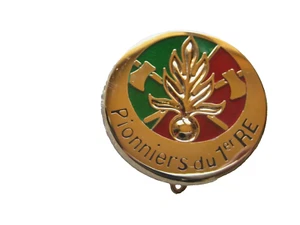 FOREIGN LEGION THE PIONEERS OF THE 1ST RE (NUMBERED) FAB. JMM BADGES - Picture 1 of 2
