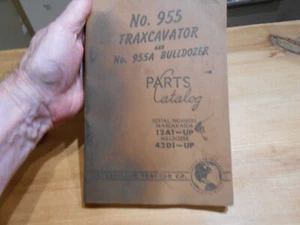 Raupe Nr. 955 Bagger und Nr. 955A Planierraupe Teilekatalog (Form 32563) - Bild 1 von 11