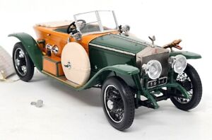 Franklin Mint 1/24 Rolls Royce Silver Ghost Wood Coachwork '14 Diecast Model Car