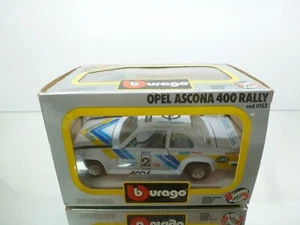 BBURAGO 0153 OPEL ASCONA 400 RALLY #2 - WHITE 1:24 - GOOD CONDITION IN BOX - Bild 1 von 11