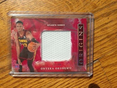 2020-21 PANINI ORIGINS /49 ROOKIE JUMBO JERSEY RED ONYEKA OKONGWU RC - Image 1 of 2