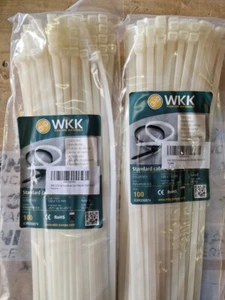 Fascette 530mm 530x7.6 Colore Naturale WKK Automotive alta resistenza 100 pezzi - Imagen 1 de 3
