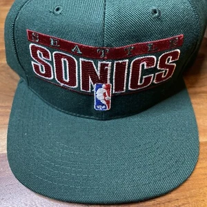 Seattle Sonics Supersonics Vintage Sports Specialties Snapback Cap Hat - NWT - Picture 1 of 6