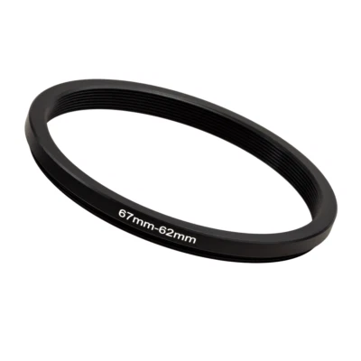 67mm to 62mm Stepping Step Down Filter Ring Adapter 67mm-62mm - Image 1 of 2