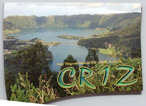 Postal QSL CR1Z Ginetes Isla de Sao Miguel Azores Desplegable 2010 Portugal - Imagen 1 de 4