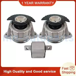 3X Engine Motor Mounts & Trans Mounts Set For Benz W204 W212 C250 C300 E350 2.5L - Foto 1 di 2