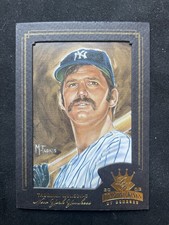 2003 Diamond Kings Thurman Munson 35/100 Black Framed Gold Foil Yankees
